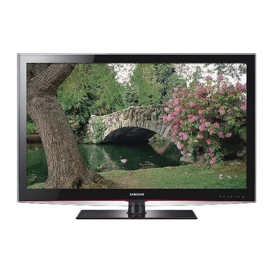 Samsung LN37B550 - 37" LCD TV User Manual