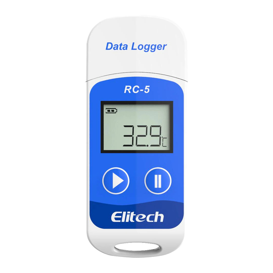 Elitech RC-5 Quick Start Manual