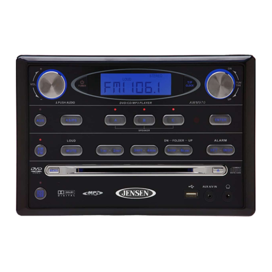 JENSEN AWM970 QUICK REFERENCE MANUAL Pdf Download ManualsLib