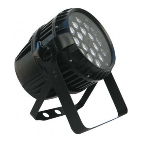 Flash LED PAR 64 18x10W RGBW 4in1 IP65 OUTDOOR User Manual