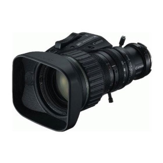 Canon BCTV KKJ20x8.5B KRSD A Operation Manual