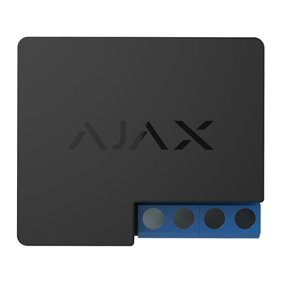 AJAX WallSwitch Manual