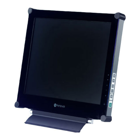 AG Neovo X-20A Service Menu