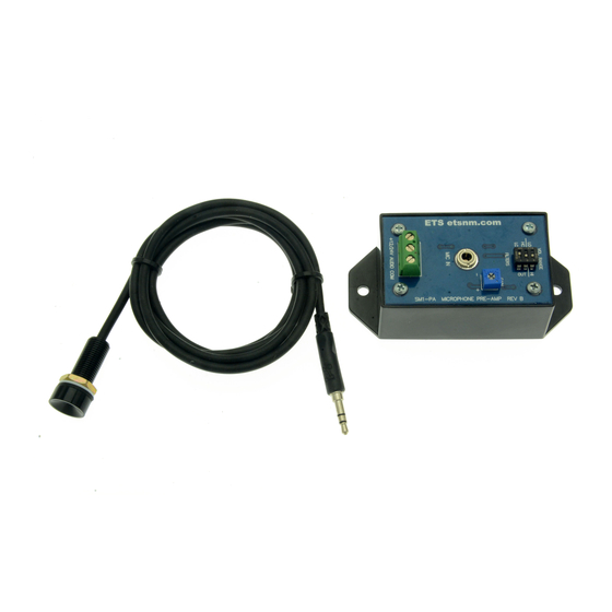 ETS SM1-FE Instruction Manual