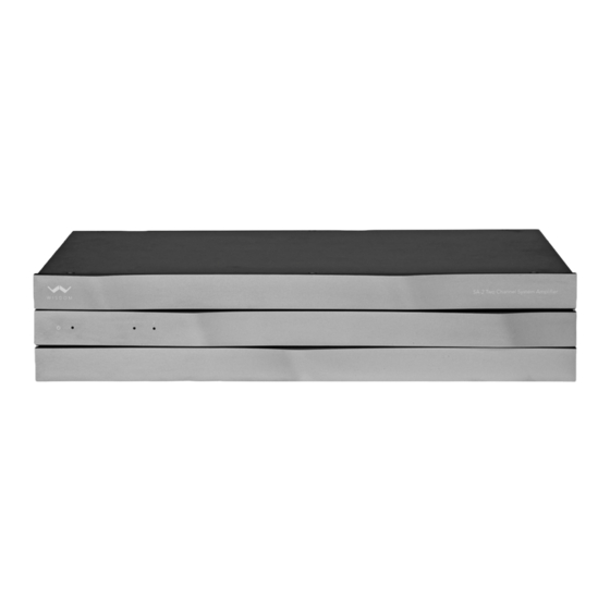 Wisdom SA-2 Power Amplifier Manuals