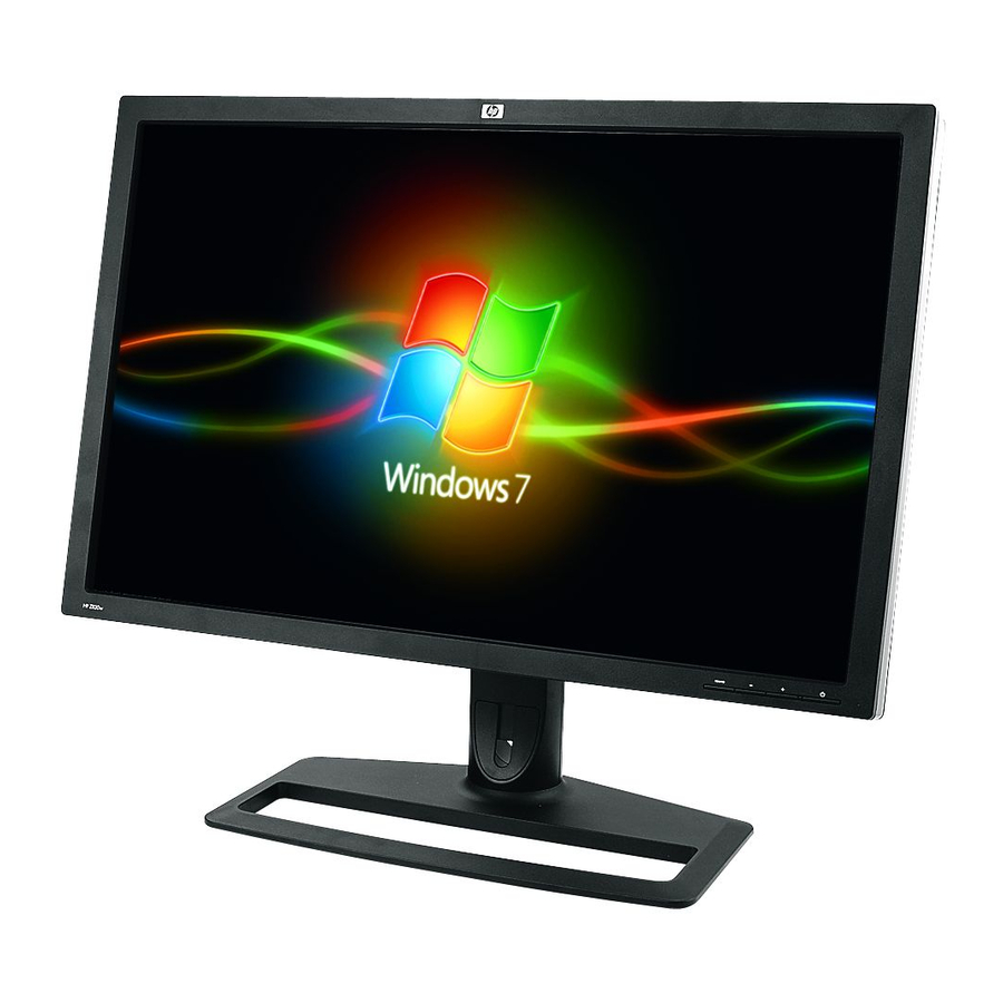 HP ZR30w Quick Setup