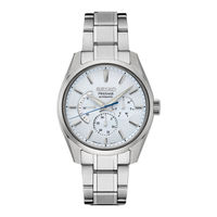 Seiko Presage SPB307J Instruction Manual