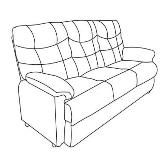 fantastic furniture WEBSTER Sofa 3 Seater Mocha Manual