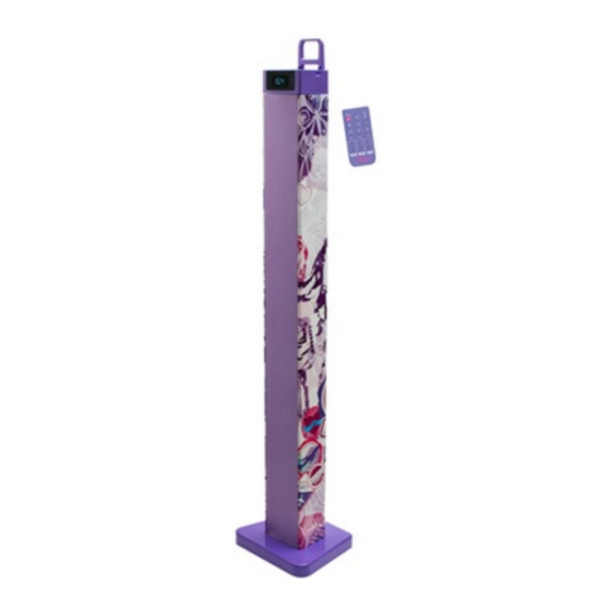 LEXIBOOK TOUR BT1000 VIOLETTA Manual