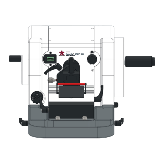 Sakura Accu-Cut SRM 500 Operating Manual