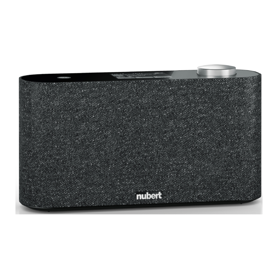 Nubert nuGo! ONE - Bluetooth Speaker Manual