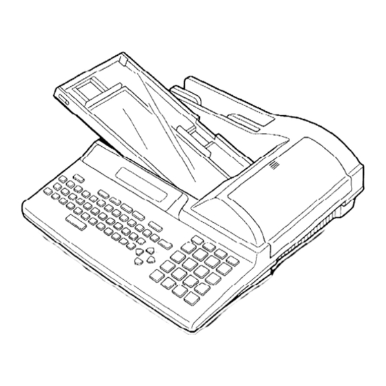 Brother CW-1000 Owner's Manual