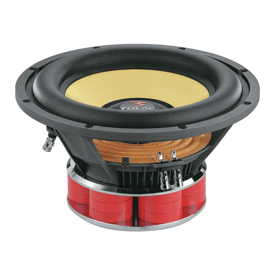 Focal K2 Power 33 KX Specification Sheet