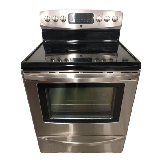 kenmore elite ceramic top stove