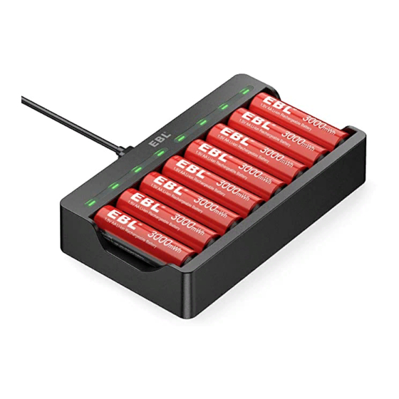 Batteria da 1,5 V AA batteria ricaricabile da 3000 mWh agli ioni