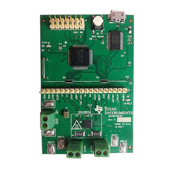 Texas Instruments DRV8846EVM User Manual