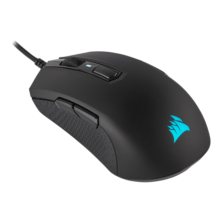 Corsair M55 RGB PRO - Ambidextrous Multi-Grip Gaming Mouse Manual