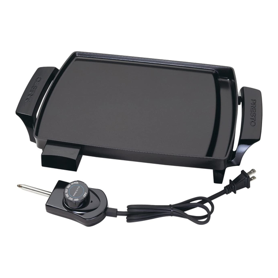Presto Liddle Griddle
7211 Instructions