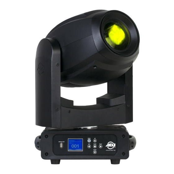 ADJ FOCUS SPOT 5Z User Manual