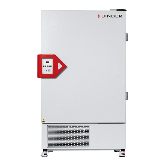 Binder UF V Operating Manual