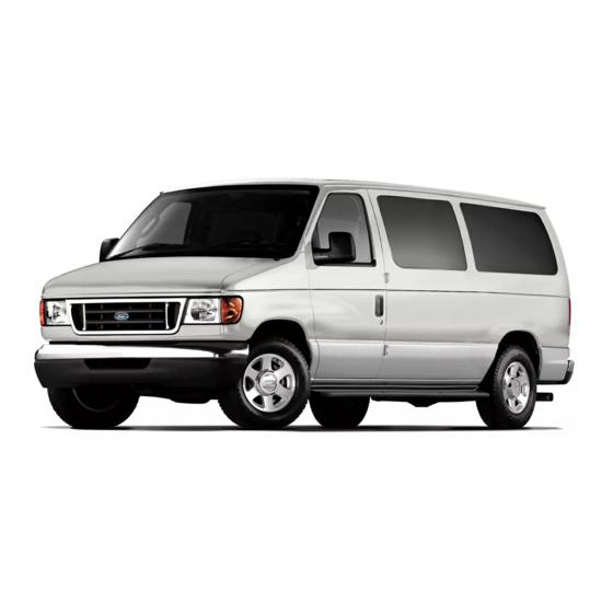 Ford 2006 Econoline Supplement Manual