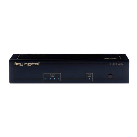 Key Digital Black Bull KD-HDRV2X1 Operating Instructions Manual