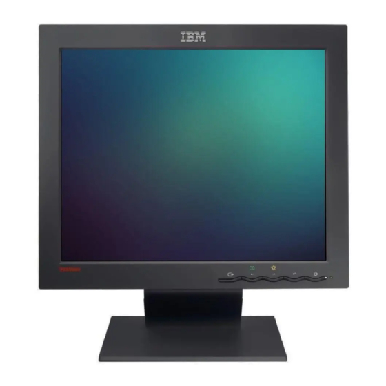 IBM ThinkVision L150 User Manual