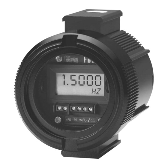 Moore FDY Installation Manual