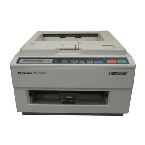 Panasonic KX-P4410 Operating Instructions Manual