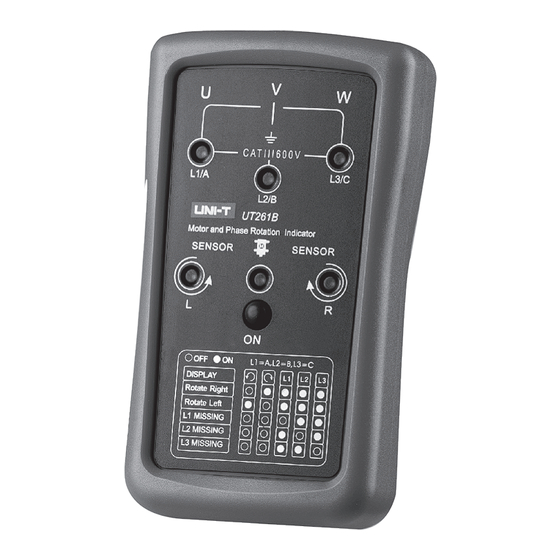 UNI-T UT261B Operating Manual