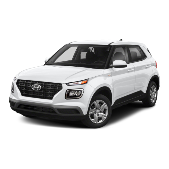 Hyundai Venue 2021 Owner's Manual
