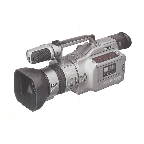 Sony DCR-VX1000 Marketing Specifications