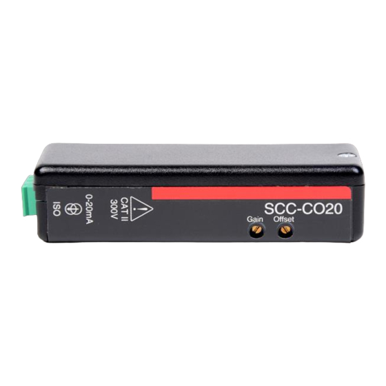 National Instruments SCC-CO20 User Manual