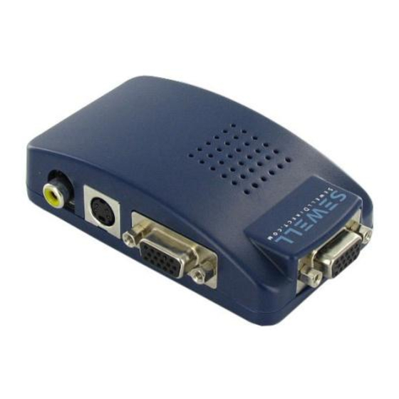 Sewell PC to TV Converter User Manual