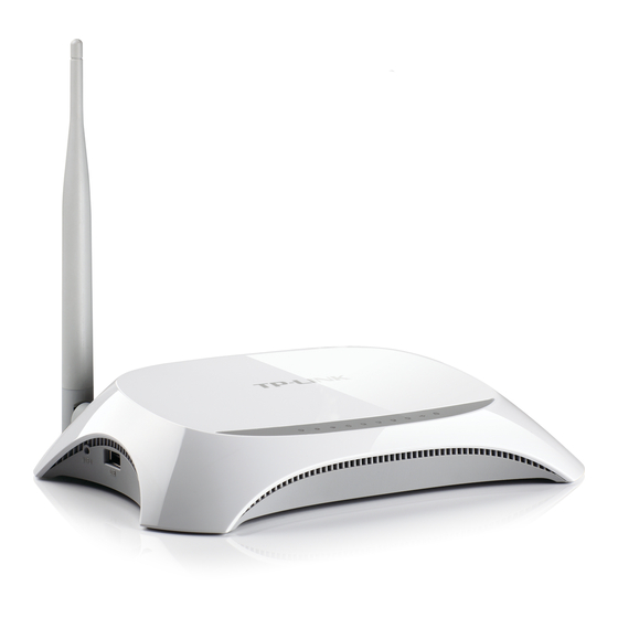 TP-Link TL-MR3220 Quick Installation Manual