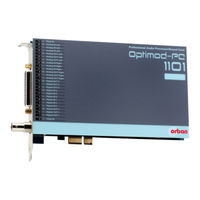 Orban Optimod-PC 1101 Operating Manual