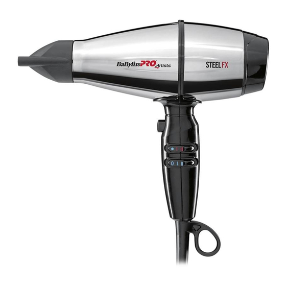 BaByliss PRO 4rtists SteelFX BAB8000IE Quick Manual
