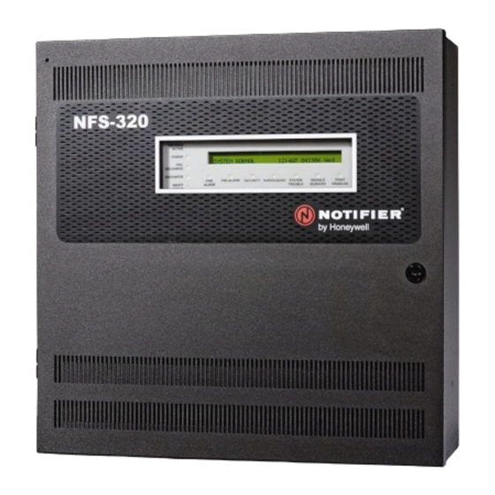 Honeywell Notifier NFS-320 Manuals