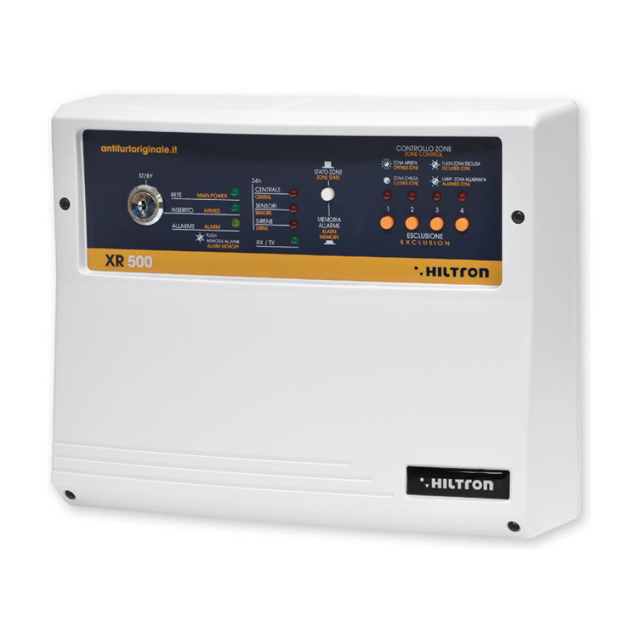 Hiltron security XR500 User Manual