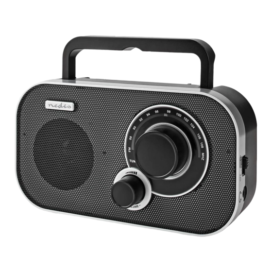nedis RDFM1320SI Quick Start Manual