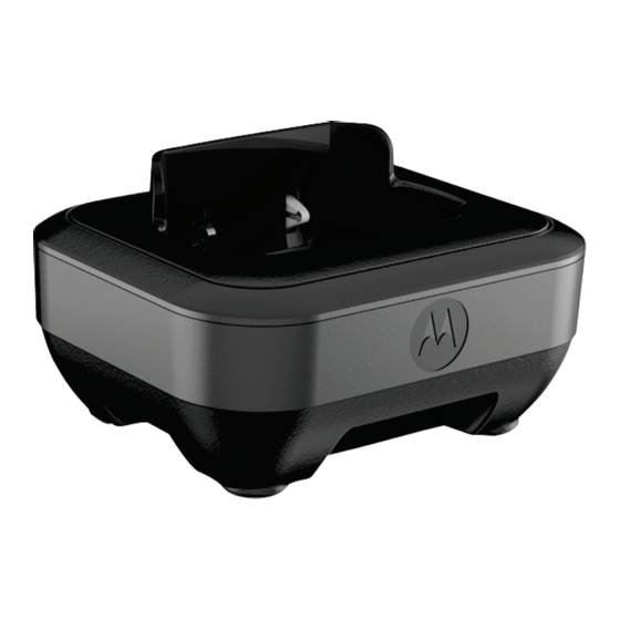 Motorola solutions TALKABOUT CHARGER TRAY Owner's Manual