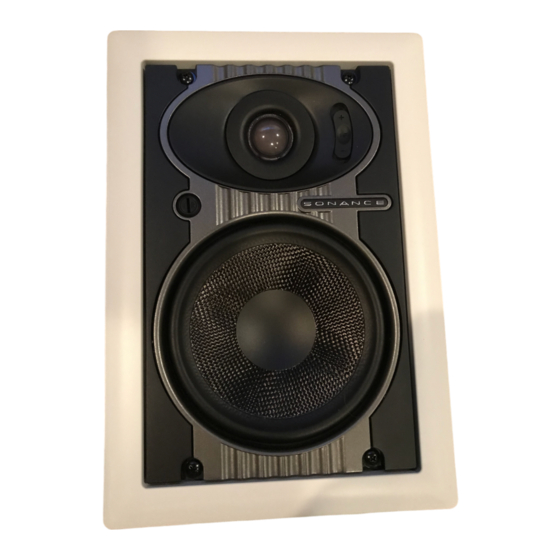 Sonance ORIGINAL Series Instruction Manual