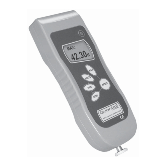 Dillon Quantrol BFG 10 User Manual