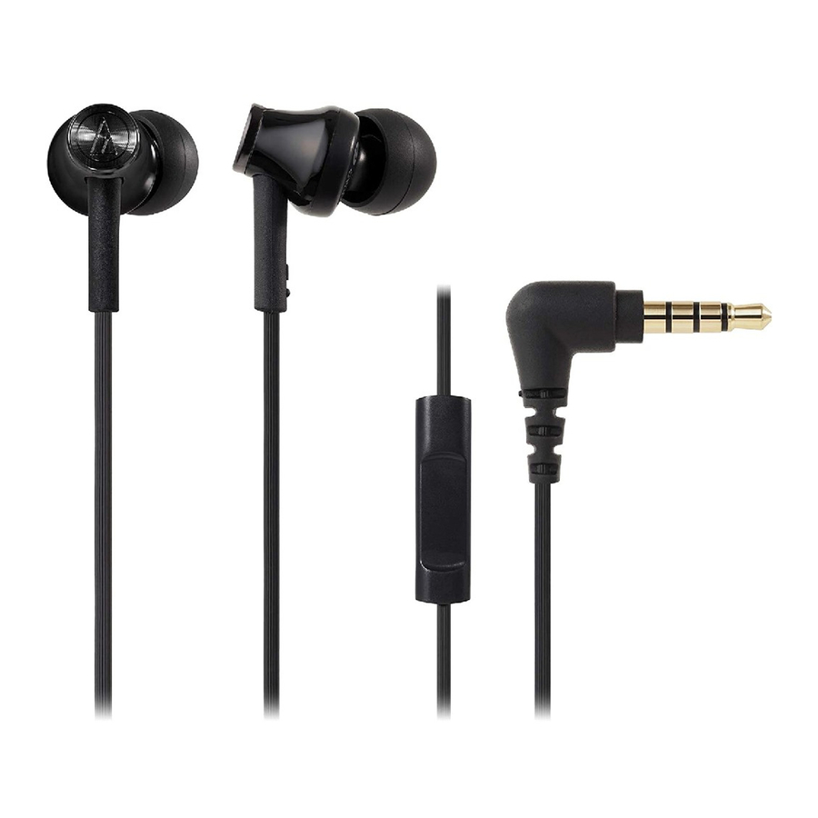 Audio-Technica ATH-CK350iS - In-Ear Headphones Manual