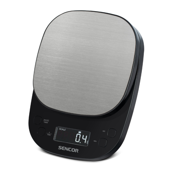 Sencor SKS 0804BK Quick Start Manual