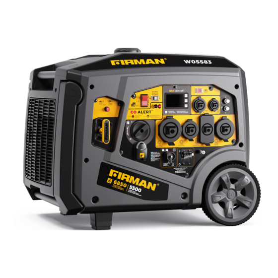 Firman W05583 Operator's Manual