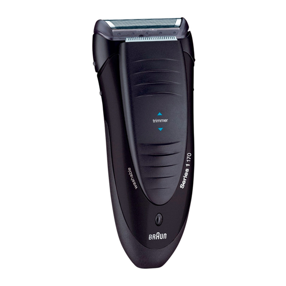 Braun Series1 170 User Manual