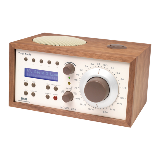 Tivoli Audio DAB Radio Manuals