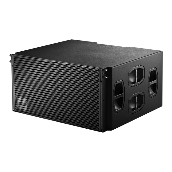 d&b audiotechnik J-SUB Manual