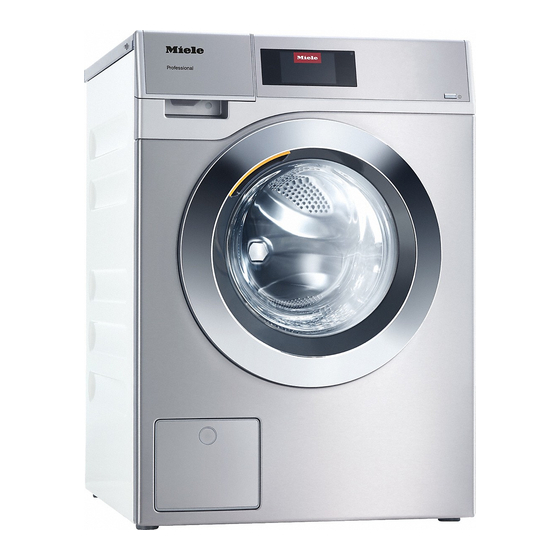 Miele PWM 908 Operating And Installation Instructions